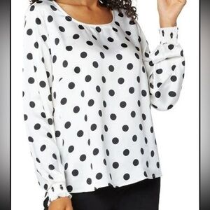 Liverpool Polka Dot Blouse